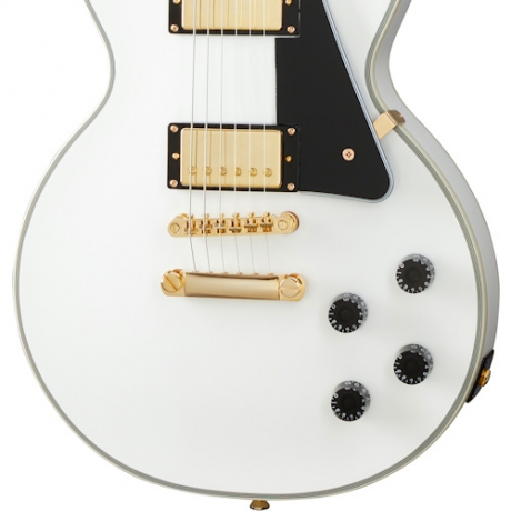 Epiphone Les Paul Custom Elektro Gitar (Alpine White)<br>Fotoğraf: 4/9