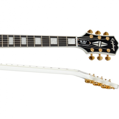 Epiphone Les Paul Custom Elektro Gitar (Alpine White)<br>Fotoğraf: 5/9