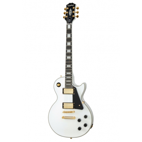Epiphone Les Paul Custom Elektro Gitar (Alpine White)<br>Fotoğraf: 1/9