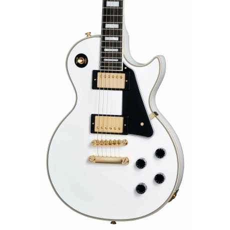 Epiphone Les Paul Custom Elektro Gitar (Alpine White)<br>Fotoğraf: 2/7