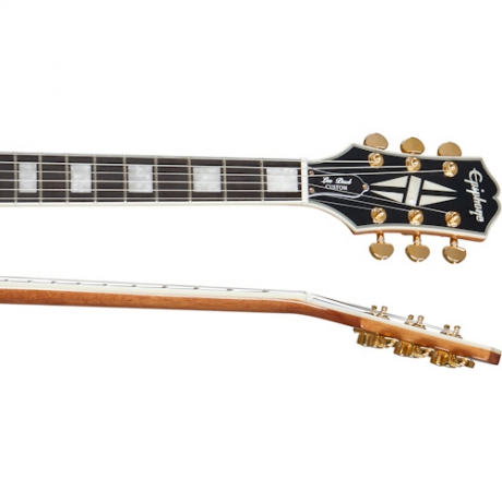 Epiphone Les Paul Custom Koa Elektro Gitar (Natural)<br>Fotoğraf: 5/7