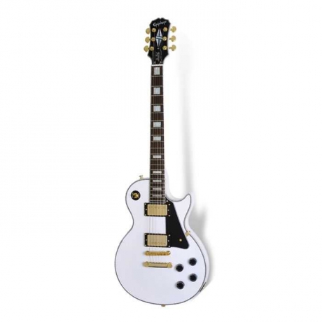 Epiphone Les Paul Custom Pro Elektro Gitar (Alpine White)<br>Fotoğraf: 1/1
