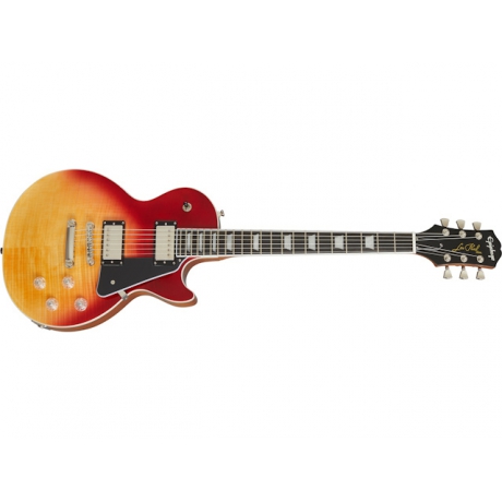 Epiphone Les Paul Modern Figured Elektro Gitar (Magma Orange Fade)<br>Fotoğraf: 7/9