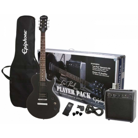 Epiphone Les Paul Player Pack Special II Elektro Gitar Seti (Ebony)<br>Fotoğraf: 1/1