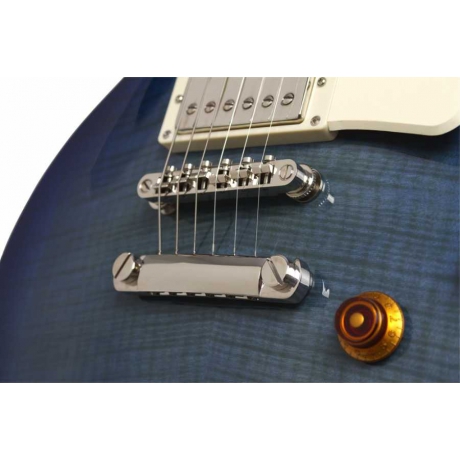 Epiphone Les Paul Plus Top Pro Elektro Gitar (Translucent Blue)<br>Fotoğraf: 3/3
