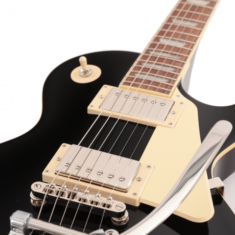 Epiphone Les Paul Standard 50s Bigsby Elektro Gitar (Ebony)<br>Fotoğraf: 3/5
