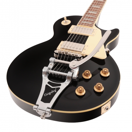 Epiphone Les Paul Standard 50s Bigsby Elektro Gitar (Ebony)<br>Fotoğraf: 2/5