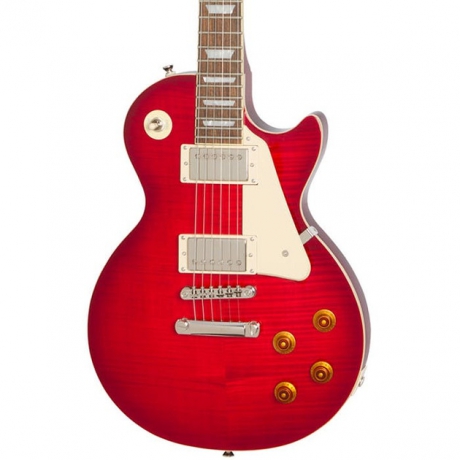 Epiphone Les Paul Standard Plustop Pro Elektro Gitar (Blood Orange)<br>Fotoğraf: 2/2