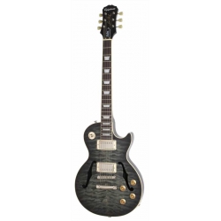 Epiphone Les Paul Standart Florentine Pro Elektro Gitar (Translucent Black)