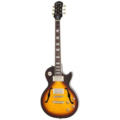 Epiphone Les Paul Standart Florentine Pro Elektro Gitar (Vintage Sunburst)<br>Fotoğraf: 1/2