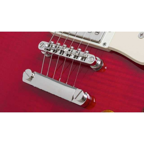 Epiphone Les Paul Standart Plus Top Pro Elektro Gitar (Wine Red)<br>Fotoğraf: 4/7