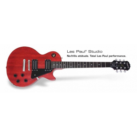 Epiphone Les Paul Studio Elektro Gitar (Worn Cherry)<br>Fotoğraf: 2/2