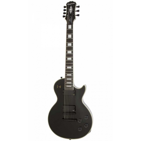 Epiphone Limited Edition Matt Heafy Les Paul Custom-7 Elektro Gitar (Ebony)<br>Fotoğraf: 1/6