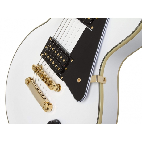 Epiphone Ltd Ed Les Paul Classic Custom PRO Elektro Gitar (Alpine White)<br>Fotoğraf: 3/6