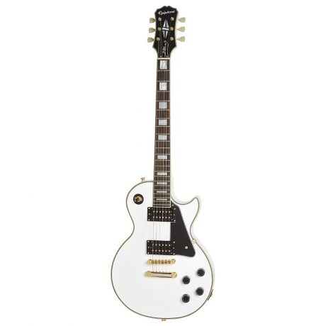 Epiphone Ltd Ed Les Paul Classic Custom PRO Elektro Gitar (Alpine White)<br>Fotoğraf: 1/6