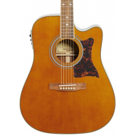 Epiphone Masterbilt DR-500MCE Elektro Akustik Gitar (Natural)<br>Fotoğraf: 3/7