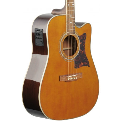 Epiphone Masterbilt DR-500MCE Elektro Akustik Gitar (Natural)<br>Fotoğraf: 4/7