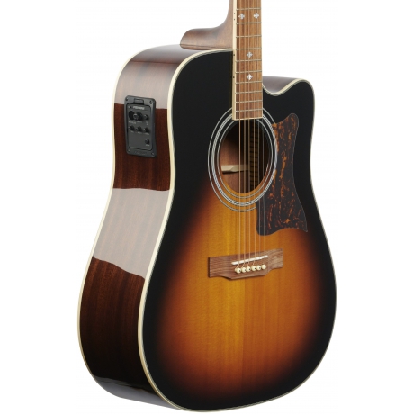 Epiphone Masterbilt DR-500MCE Elektro Akustik Gitar (Vintage Sunburst)<br>Fotoğraf: 6/6