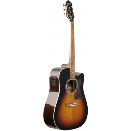 Epiphone Masterbilt DR-500MCE Elektro Akustik Gitar (Vintage Sunburst)<br>Fotoğraf: 5/6