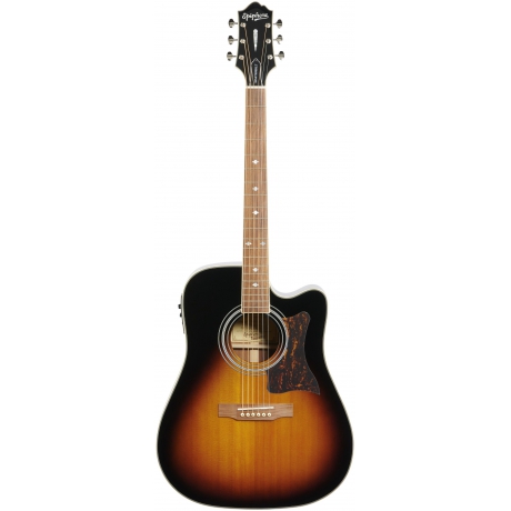 Epiphone Masterbilt DR-500MCE Elektro Akustik Gitar (Vintage Sunburst)<br>Fotoğraf: 1/6