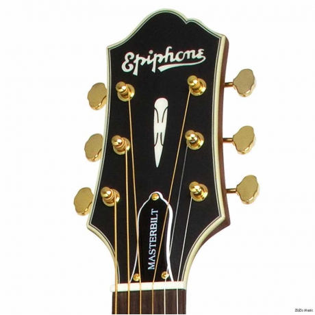 Epiphone Masterbilt EF-500RCCE Elektro Akustik Gitar (Natural)<br>Fotoğraf: 3/4