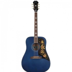 Epiphone Masterbilt Frontier Elektro Akustik Gitar (Aged Viper Blue)