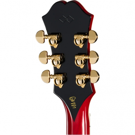 Epiphone Masterbilt Gem Archer Sheraton Elektro Gitar (Cherry Red)<br>Fotoğraf: 5/8