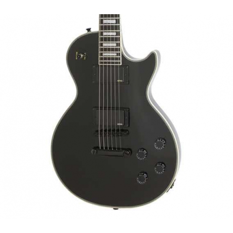 Epiphone Matt Heafy Les Paul Custom Elektro Gitar (Ebony)<br>Fotoğraf: 3/4