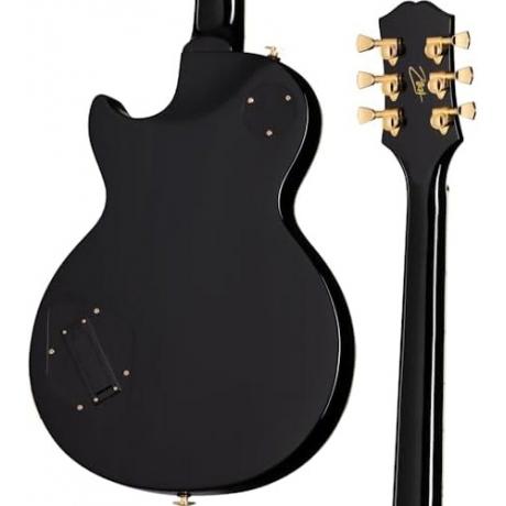 Epiphone Matt Heafy Les Paul Custom Origins Elektro Gitar (Ebony)<br>Fotoğraf: 4/8