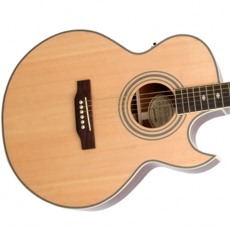 Epiphone Performer PR-5E - Fishman Presys-II Elektro Akustik Gitar (Natural)<br>Fotoğraf: 3/4