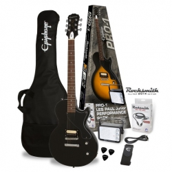 Epiphone Pro-1 Les Paul Jr. Ebony Elektro Gitar Paketi