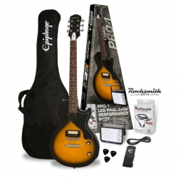 Epiphone Pro-1 Les Paul Jr. Elektro Gitar Seti (Vintage Sunburst)