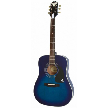 Epiphone Pro-1 Plus Akustik Gitar (Trans Blue)<br>Fotoğraf: 1/1