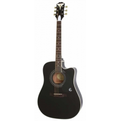 Epiphone Pro-1 Ultra Elektro Akustik Gitar (Ebony)