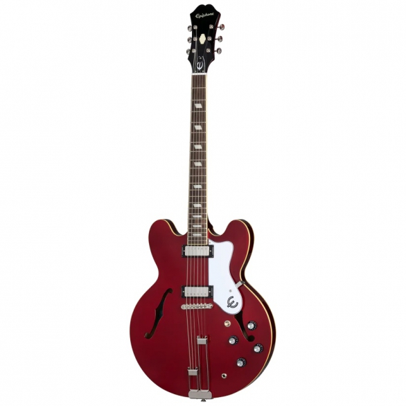 Epiphone Riviera Semi Hollow Elektro Gitar (Sparkling Burgundy), Fotoğraf: 1/7