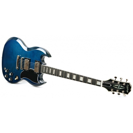Epiphone SG Custom Figured Elektro Gitar (Viper Blue)<br>Fotoğraf: 3/3