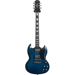 Epiphone SG Custom Figured Elektro Gitar (Viper Blue)