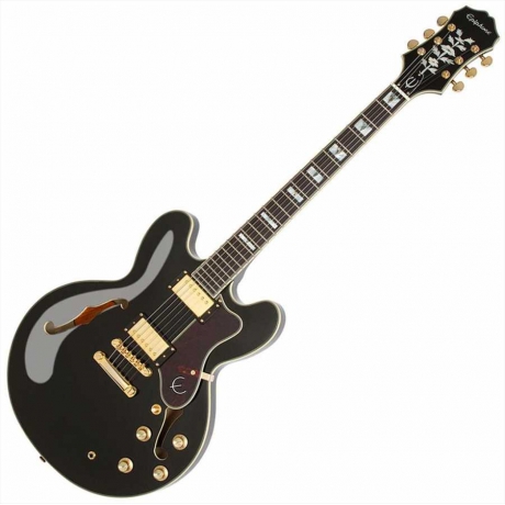 Epiphone Sheraton-II Pro Elektro Gitar (Ebony)<br>Fotoğraf: 2/4