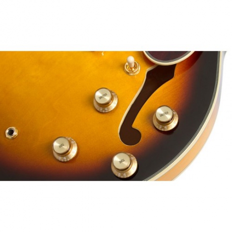 Epiphone Sheraton II Pro Elektro Gitar (Vintage Sunburst)<br>Fotoğraf: 3/4