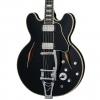 Epiphone Shinichi Ubukata ES-355 Custom Bigsby Semi-hollowbody Elektro Gitar (Ebony)<br>Fotoğraf: 2/4