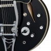 Epiphone Shinichi Ubukata ES-355 Custom Bigsby Semi-hollowbody Elektro Gitar (Ebony)<br>Fotoğraf: 3/4
