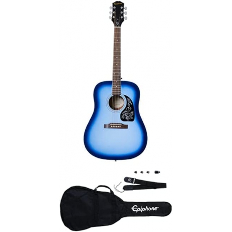Epiphone Starling Akustik Gitar Başlangıç Paketi (Starlight Blue)<br>Fotoğraf: 1/1