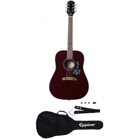 Epiphone Starling Akustik Gitar Başlangıç Paketi (Wine Red)<br>Fotoğraf: 1/1