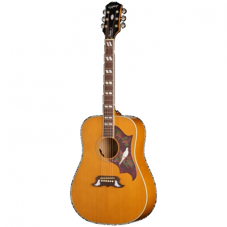 Epiphone Dove Studio Elektro Akustik Gitar (Antique Natural)<br>Fotoğraf: 1/8