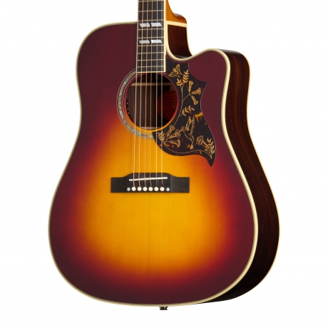 Epiphone Hummingbird Deluxe EC Elektro Akustik Gitar (Autumn Burst)<br>Fotoğraf: 3/9
