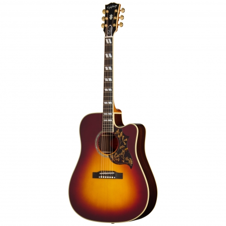 Epiphone Hummingbird Deluxe EC Elektro Akustik Gitar (Autumn Burst)<br>Fotoğraf: 1/9
