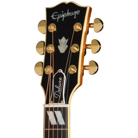 Epiphone Hummingbird Deluxe EC Elektro Akustik Gitar (Natural)<br>Fotoğraf: 7/9