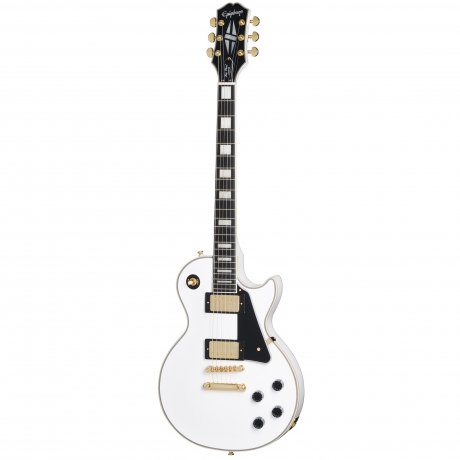 Epiphone Les Paul Custom Elektro Gitar (Alpine White)