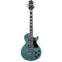 Epiphone Les Paul Custom Figured Elektro Gitar (Transparent Blue)