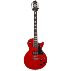 Epiphone Les Paul Custom Figured Elektro Gitar (Transparent Red)